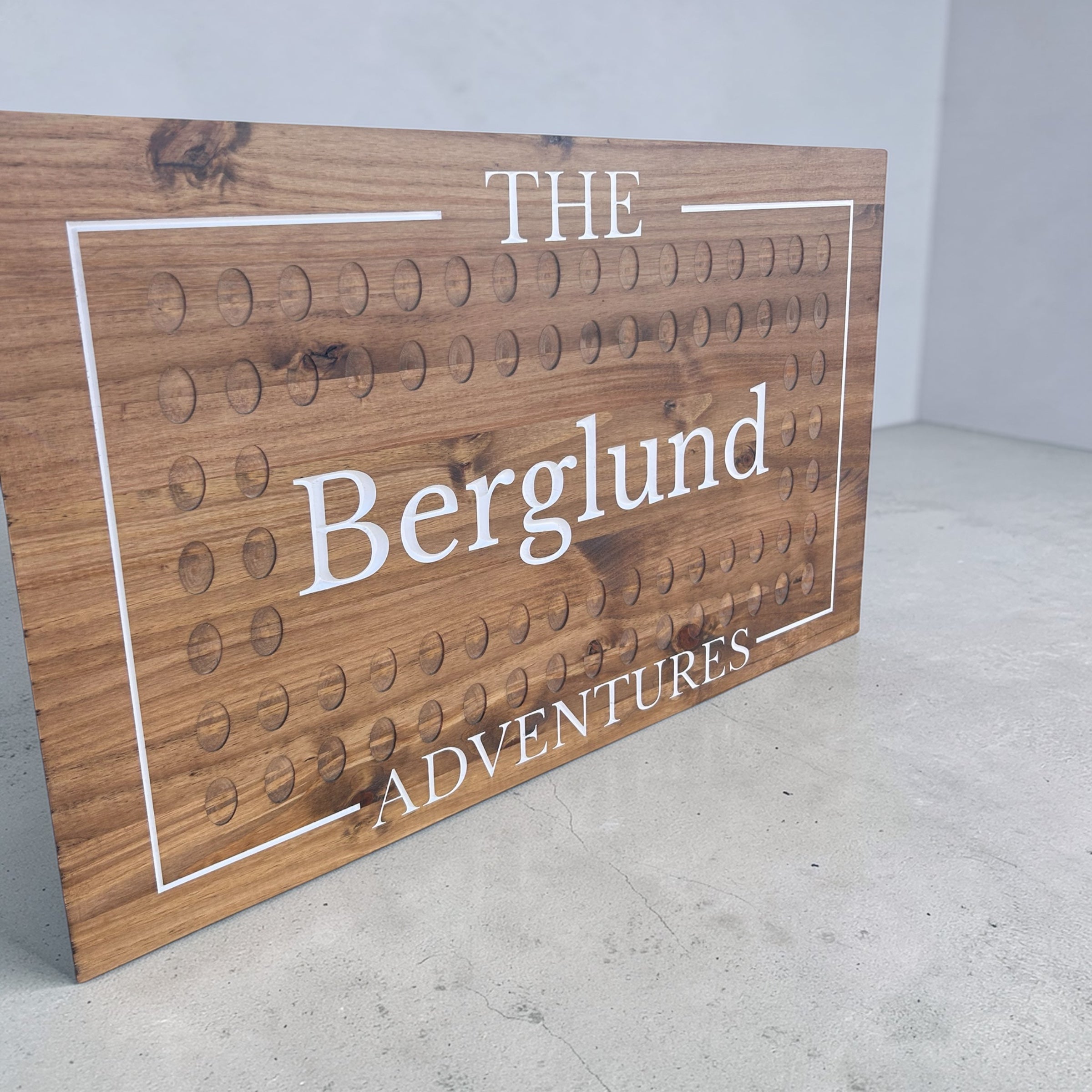 Pressed Penny Display Sign – Family Adventure Wall Mount (22” x 14”)