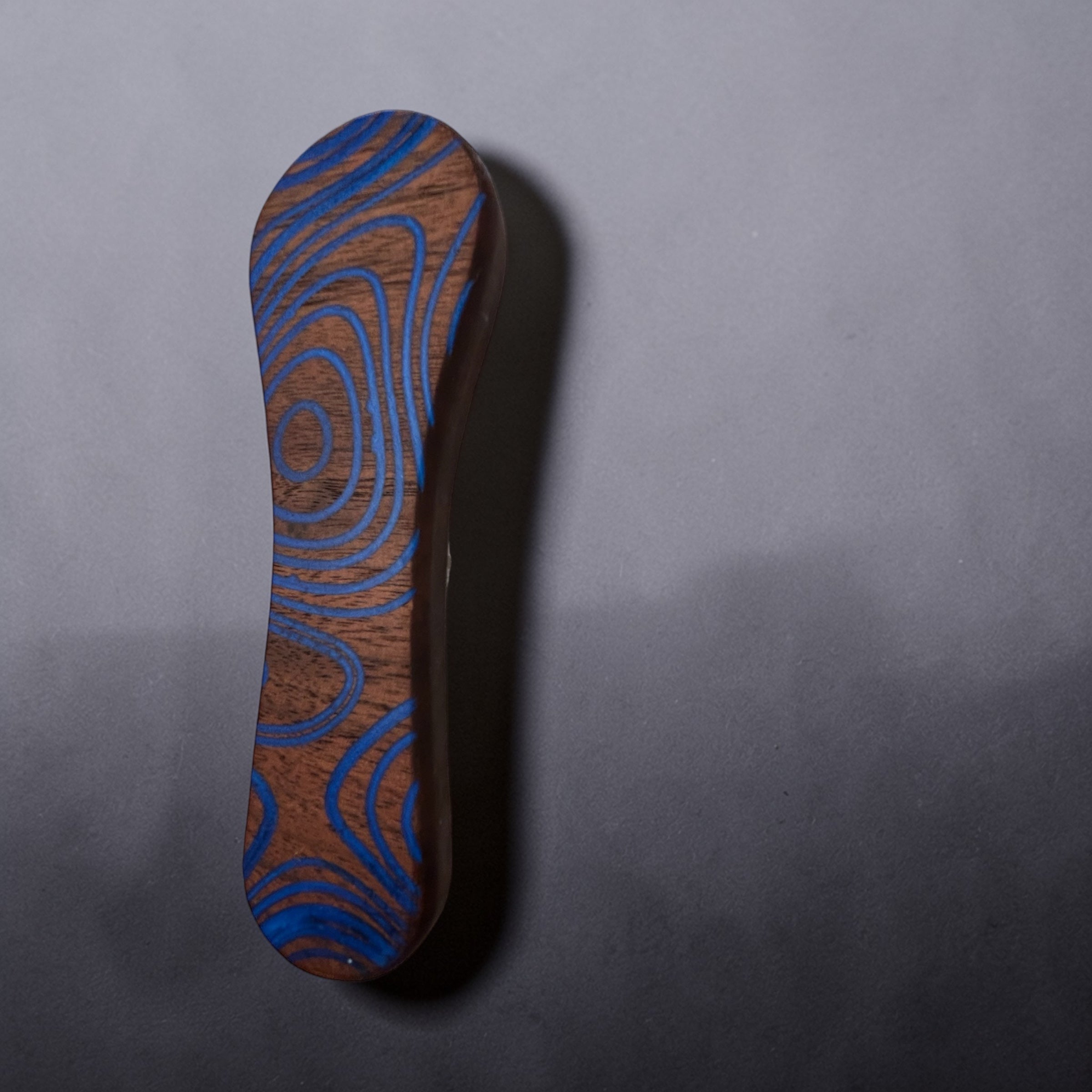 Bottle Opener walnut Topographic– Epoxy Inlay | Miller Designs Custom CNC